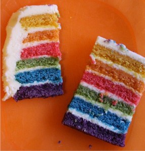 Rainbow cake